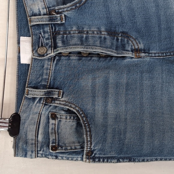 Boyish Dempsey High Rise Button Fly Distressed Raw Hem Denim Jeans Size 25 - Picture 3 of 11